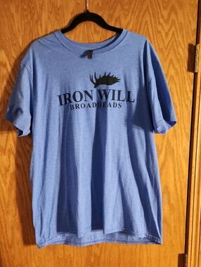 Men’s Blue Graphic Print Logo T-Shirt Size Xl